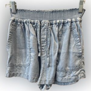 Love Tree High Waist Blue Denim Shorts